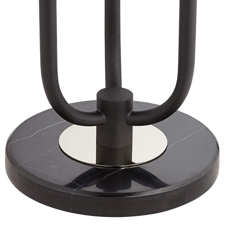 Image 5 Pacific Coast Lighting 68" Black White Globe 3-Light Pole Floor Lamp more views