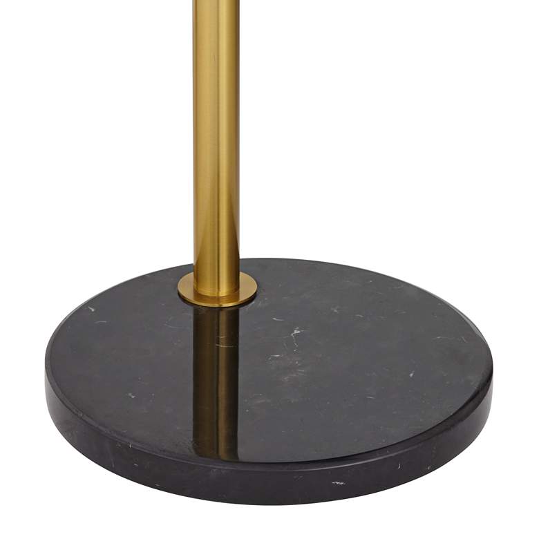 Image 5 Pacific Coast Lighting 69" Gray Orb and Gold Modern Arc Floor Lamp more views