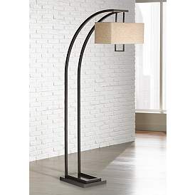 Image1 of Pacific Coast Lighting Aiden Place Oil-Rubbed Bronze Arc Floor Lamp