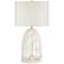 Pacific Coast Lighting Aria 29 1/2" Woven White Rope Cage Table Lamp