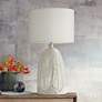 1_Pacific Coast Lighting Aria 29 1/2" Woven White Rope Cage Table Lamp