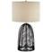 Pacific Coast Lighting Aria Open Cage Black Rope Table Lamp