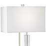 4_Pacific Coast Lighting Aurora 29 3/4" Nickel and Crystal Table Lamp more views