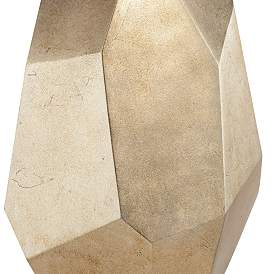 Image3 of Pacific Coast Lighting Avizza Champagne Finish Faceted Modern Table Lamp more views