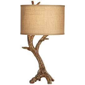 Image2 of Pacific Coast Lighting Beachwood 31" Faux Driftwood Branch Table Lamp
