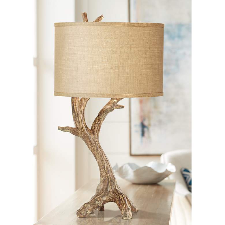 Image 1 Pacific Coast Lighting Beachwood 31" Faux Driftwood Branch Table Lamp