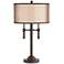 Pacific Coast Lighting Bennington 29" Metal Double Shade Table Lamp