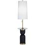 Pacific Coast Lighting Black and Gold Modern Tray Table Floor Lamp