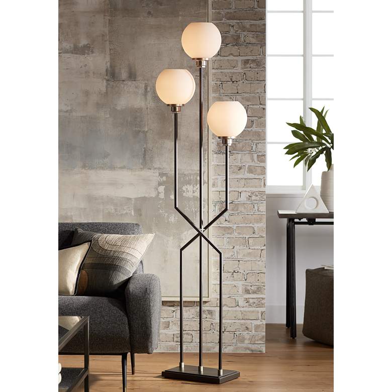 Image 1 Pacific Coast Lighting Boulevard 70" 3-Light Modern Floor Lamp
