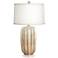 Pacific Coast Lighting Champagne 30" Modern Ceramic Table Lamp