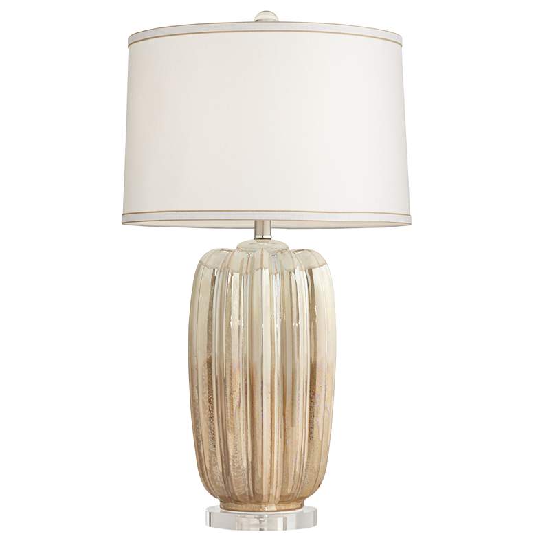 Image 5 Pacific Coast Lighting Champagne 30" Modern Ceramic Table Lamp more views