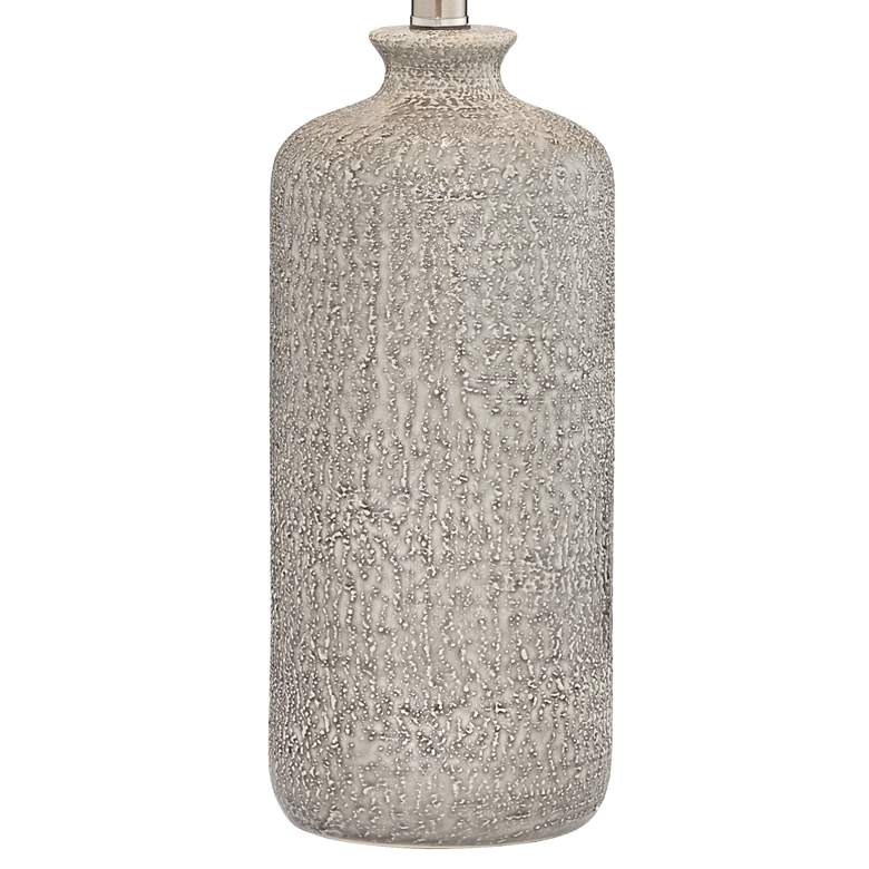 Image 5 Pacific Coast Lighting Chinon 26" High French Gray Ceramic Table Lamp more views