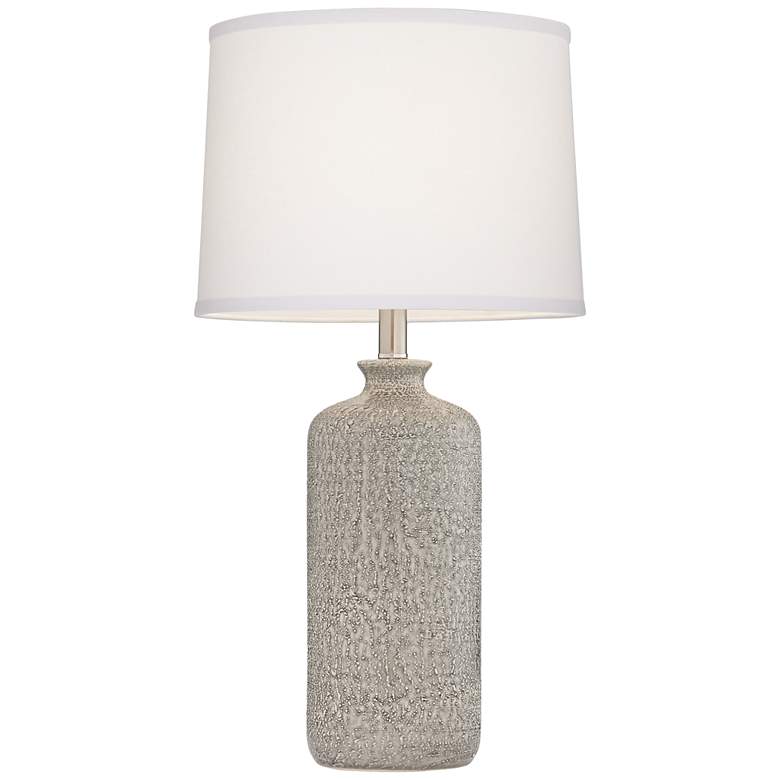 Image 6 Pacific Coast Lighting Chinon 26" High French Gray Ceramic Table Lamp more views