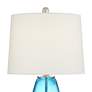 Pacific Coast Lighting Clearwater 28" Ocean Blue Glass Lamps Set of 2