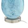 Pacific Coast Lighting Clearwater 28" Ocean Blue Glass Lamps Set of 2