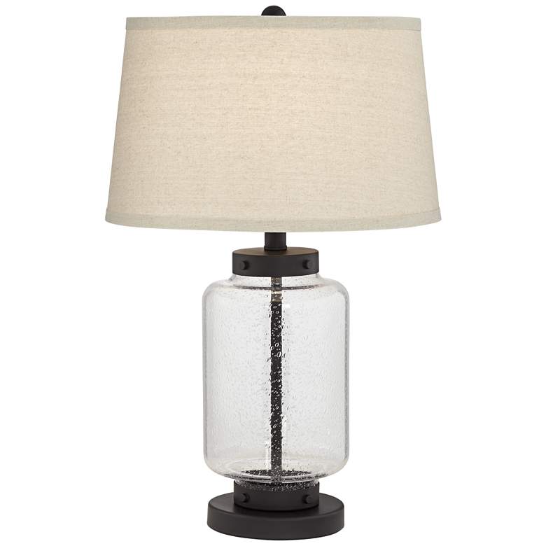 Image 2 Pacific Coast Lighting Collectors Dream Clear Glass Fillable Table Lamp