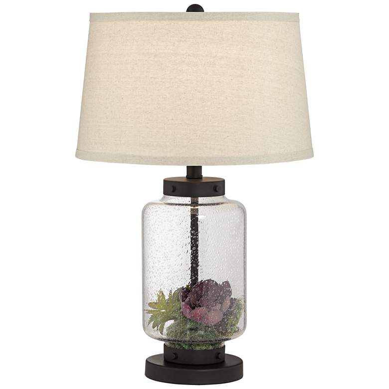 Image 6 Pacific Coast Lighting Collectors Dream Clear Glass Fillable Table Lamp more views