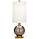 Pacific Coast Lighting Copper and Mercury Glass Orb Table Lamp