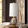 Pacific Coast Lighting Copper and Mercury Glass Orb Table Lamp