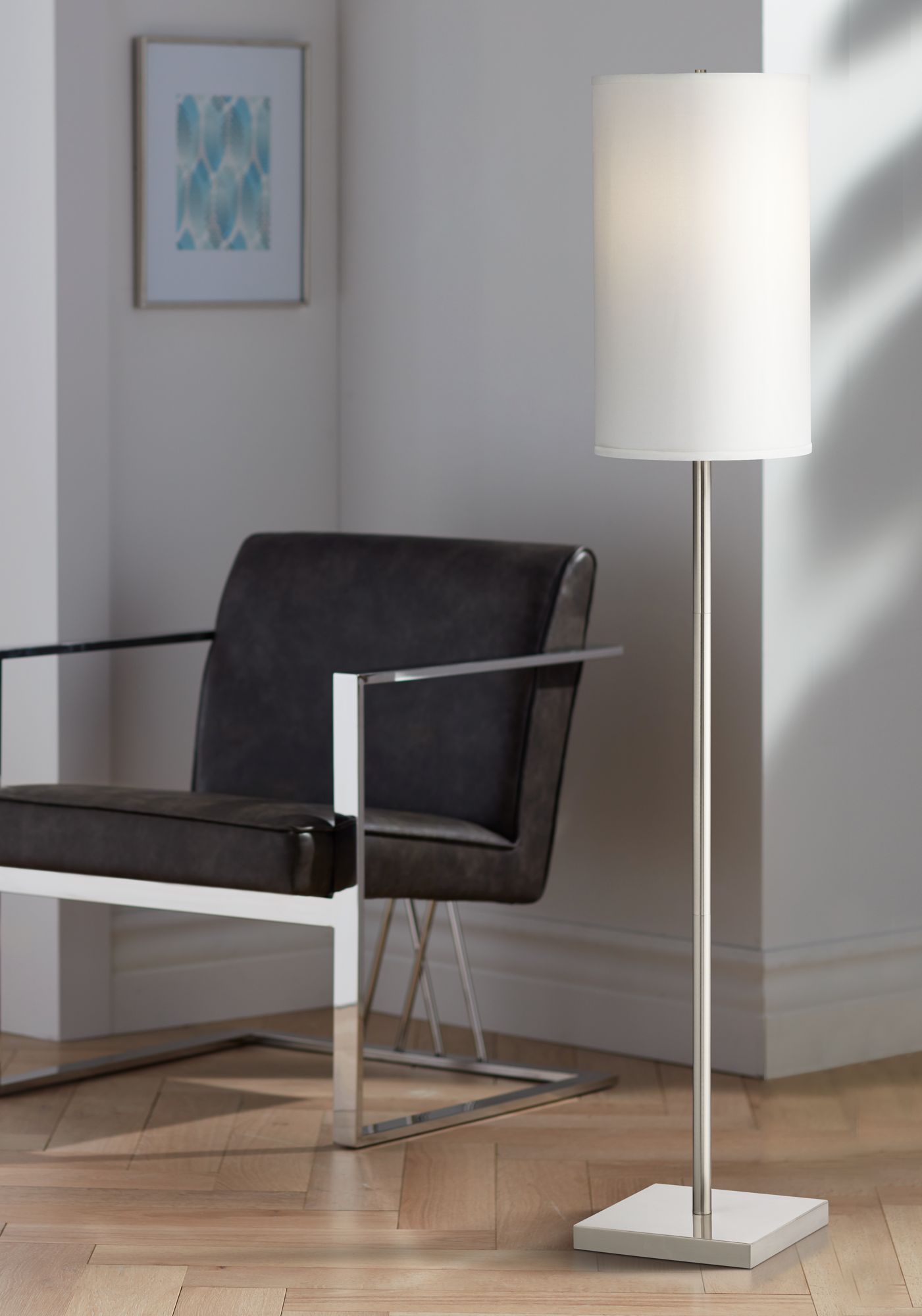 Modern Chrome Floor Lamps | Lamps Plus