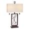 Pacific Coast Lighting Crossroads 31" Modern Cottage Metal Table Lamp