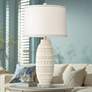 Pacific Coast Lighting Cullen Almond Ceramic Table Lamp