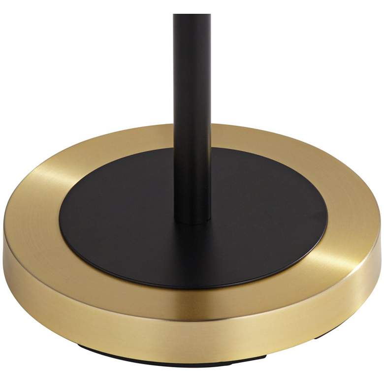 Image 4 Pacific Coast Lighting Deville 65" Black and Brass Modern Floor Lamp more views