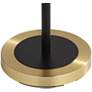 4_Pacific Coast Lighting Deville 65" Black and Brass Modern Floor Lamp more views