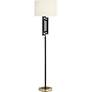6_Pacific Coast Lighting Deville 65" Black and Brass Modern Floor Lamp more views