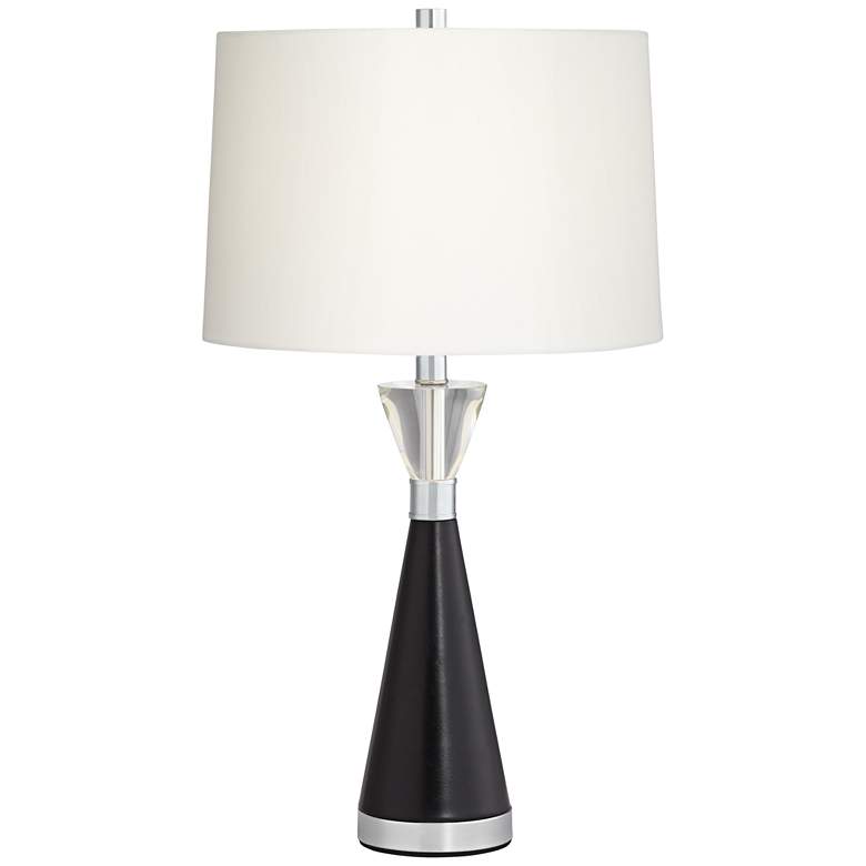 Image 6 Pacific Coast Lighting Ella 27 1/2" Black and Crystal Lamps Set of 2 more views