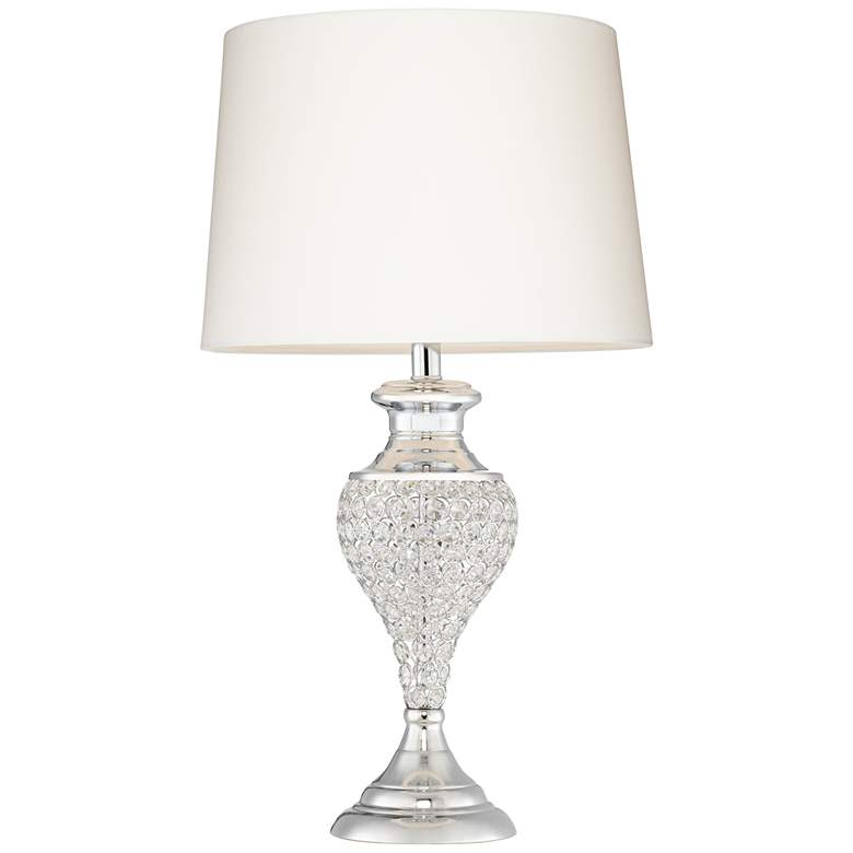 Image 3 Pacific Coast Lighting Glitz and Glam Chrome Crystal Table Lamps Set of 2 more views