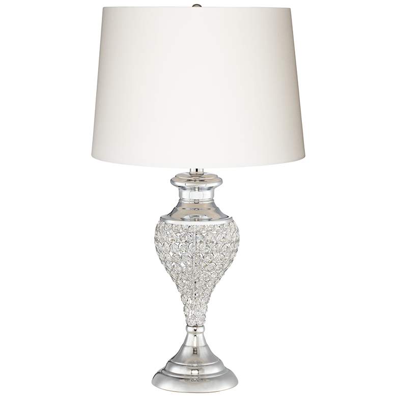 Image 4 Pacific Coast Lighting Glitz and Glam Chrome Crystal Table Lamps Set of 2 more views