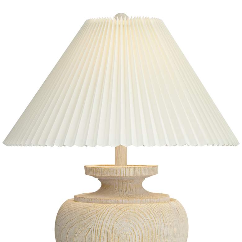 Image 4 Pacific Coast Lighting Grand Maison 30" Faux Wood Table Lamp more views