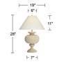 Pacific Coast Lighting Grand Maison 30" Faux Wood Table Lamp