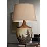Pacific Coast Lighting Great Forest Fir Tree Rustic Table Lamp