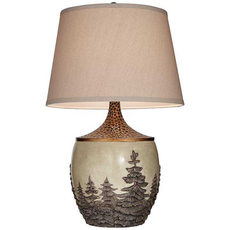 Image 5 Pacific Coast Lighting Great Forest Fir Tree Rustic Table Lamp more views
