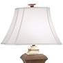 Pacific Coast Lighting Hilda Bronze Leather Table Lamp with Outlet