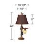 5_Pacific Coast Lighting Honey Bear Rustic Night Light Table Lamp more views