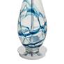 6_Pacific Coast Lighting Indigo Swirl 33 1/2" Blue Art Glass Table Lamp more views