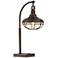 Pacific Coast Lighting Industrial Metal Basket USB Accent Table Lamp
