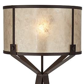 Image3 of Pacific Coast Lighting Industrial Rust Metal with Mica Shade Table Lamp more views