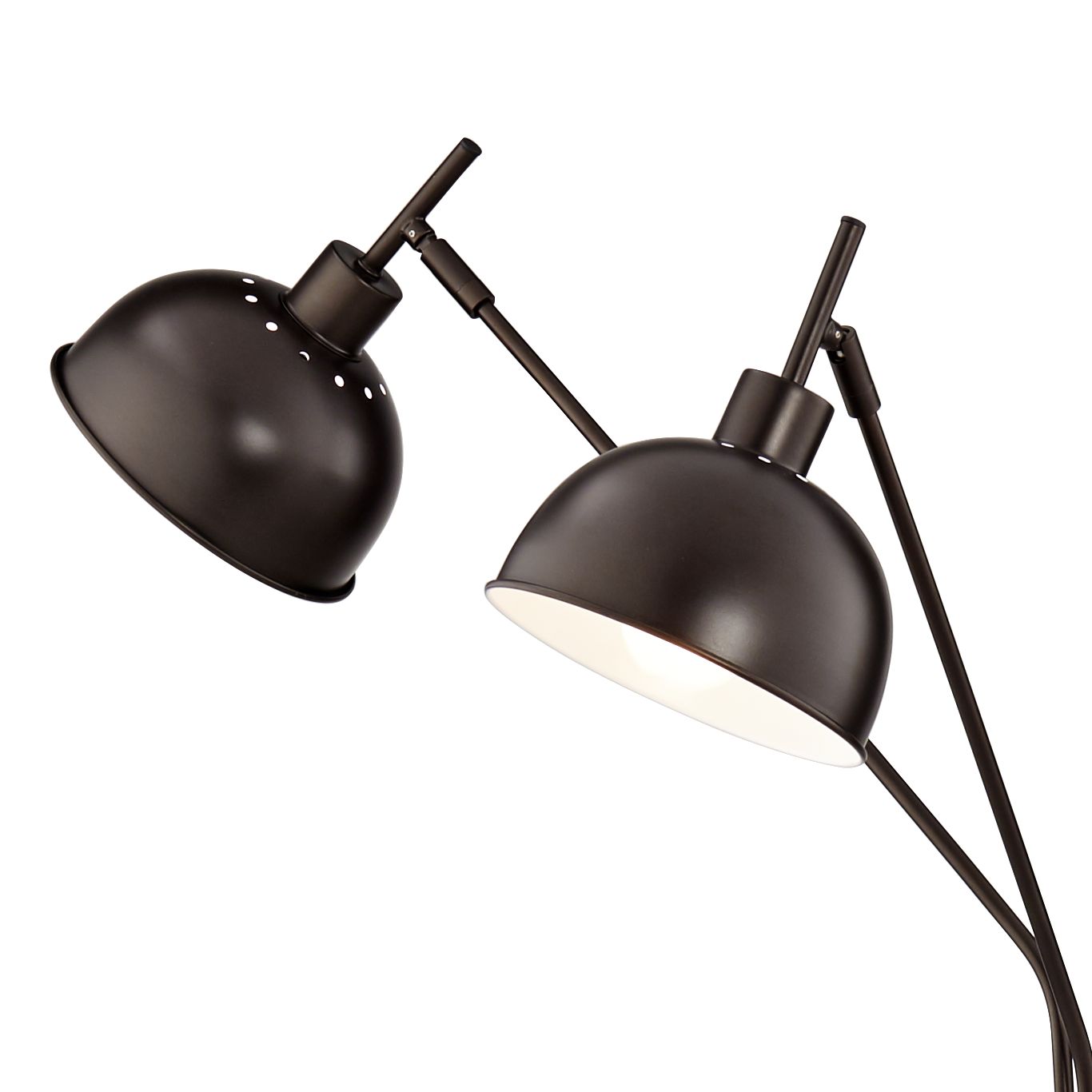 Pacific Coast Lighting Ironworks 3Light Dark Bronze Modern Floor Lamp