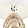Pacific Coast Lighting Knoll Natural Rattan Basket Table Lamp