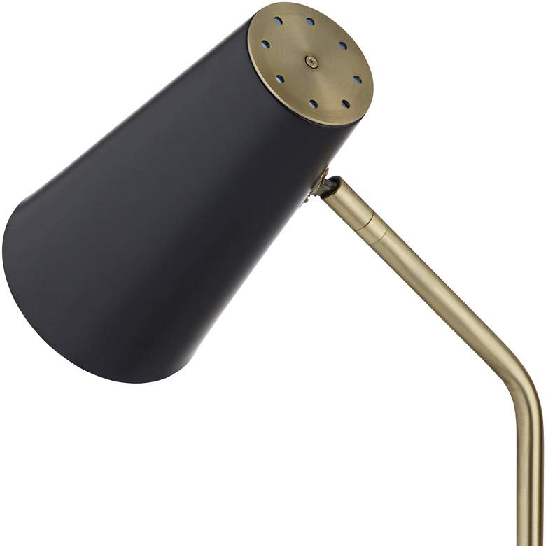 Image 3 Pacific Coast Lighting Legend Two-Light Brass and Black Floor Lamp more views
