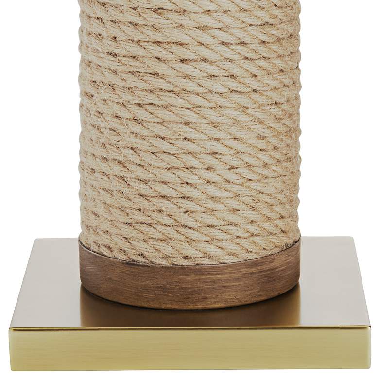 Image 6 Pacific Coast Lighting Lenwood 31 inch Natural Rope Column Table Lamp more views