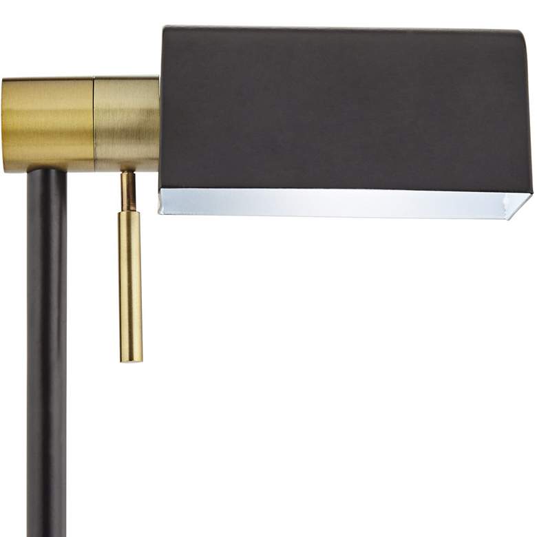 Image 3 Pacific Coast Lighting Liam Black and Gold Finish Pharmacy Floor Lamp more views