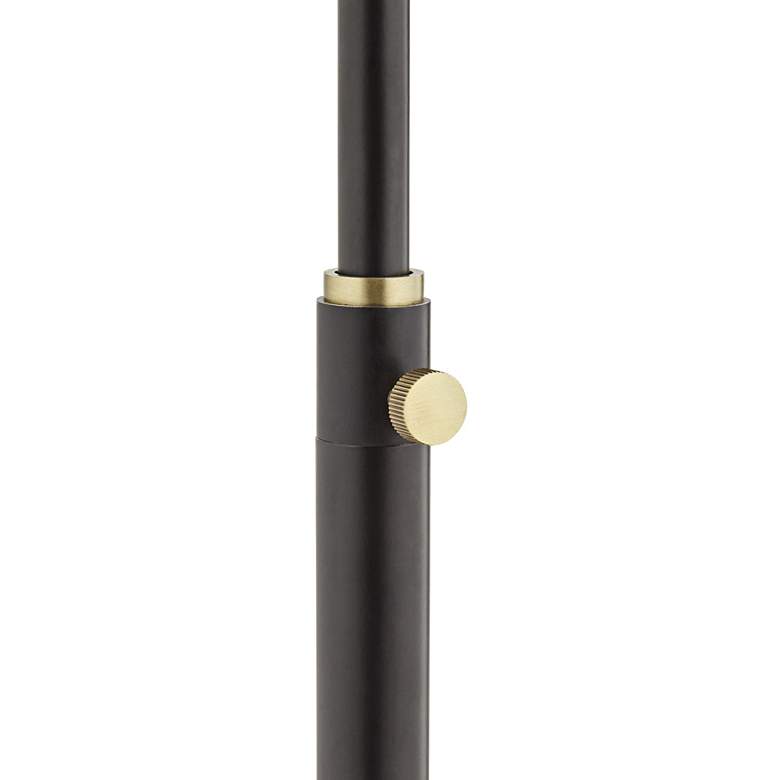 Image 4 Pacific Coast Lighting Liam Black and Gold Finish Pharmacy Floor Lamp more views