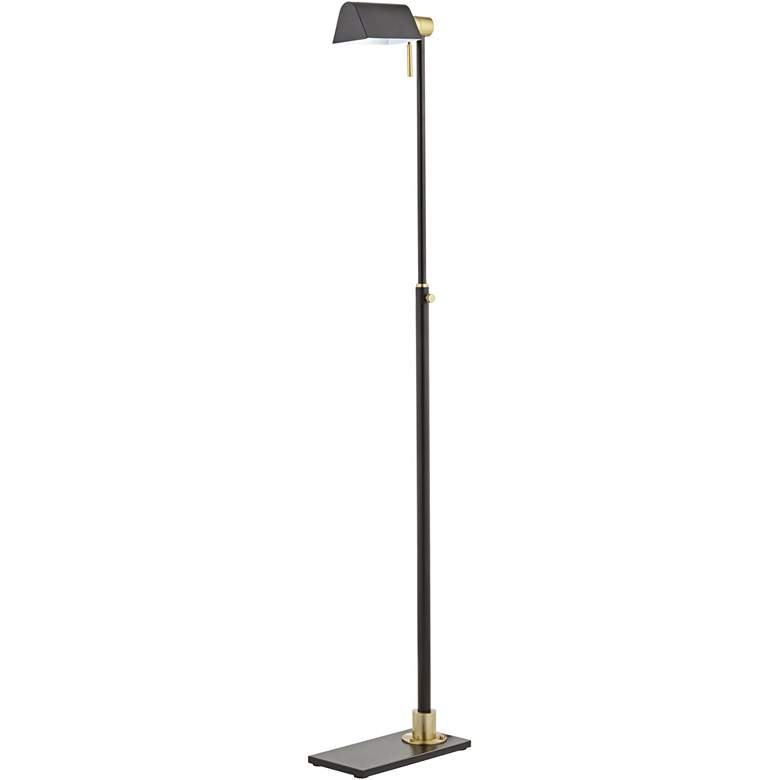 Image 7 Pacific Coast Lighting Liam Black and Gold Finish Pharmacy Floor Lamp more views