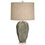 Pacific Coast Lighting Logan 29" Textured Faux Stone Rustic Table Lamp