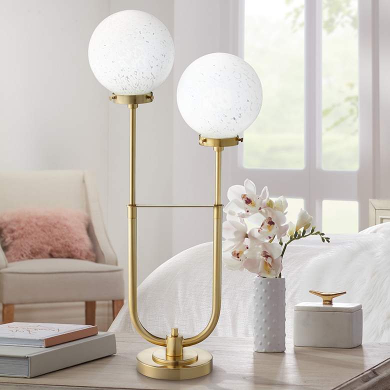 Image 1 Pacific Coast Lighting Madison Park 30" Modern Globe LED Table Lamp